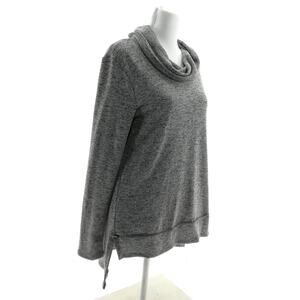 Simply Irresistible Gray Cowl Neck Pullover Top - Size Small - Chic Comfort Cozy